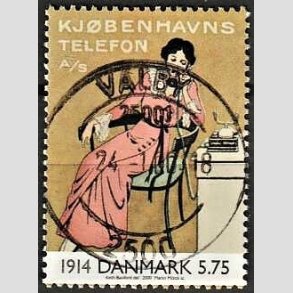 FRIMRKER DANMARK | 2000 - AFA 1238 - 1900-tallet serie 1 - 5,75 Kr. flerfarvet - Pragt Stemplet