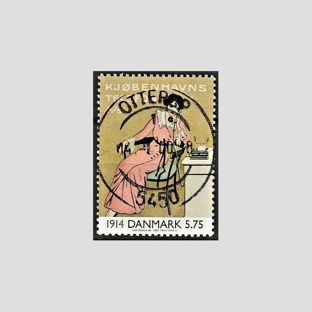 FRIMRKER DANMARK | 2000 - AFA 1238 - 1900-tallet serie 1 - 5,75 Kr. flerfarvet - Pragt Stemplet