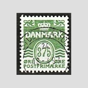 FRIM�RKER DANMARK | 1999 - AFA 1201 - B�lgelinie - 375 �re gr�n - Pragt Stemplet