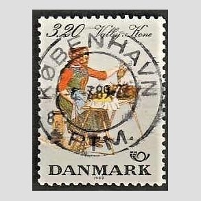 FRIM�RKER DANMARK | 1989 - AFA 936 - Folkedragter - 3,20 Kr. flerfarvet - Pragt Stemplet