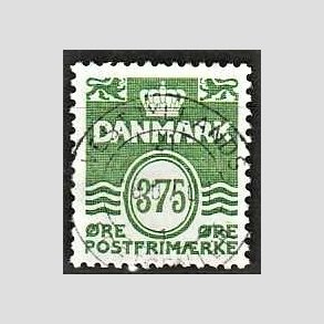 FRIM�RKER DANMARK | 1999 - AFA 1201 - B�lgelinie - 375 �re gr�n - Pragt Stemplet