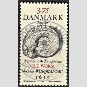 FRIM�RKER DANMARK | 1998 - AFA 1191 - Fossiler - 3,75 Kr. flerfarvet - Pragt Stemplet