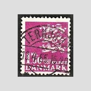 FRIMRKER DANMARK | 1962 - AFA 405 - Rigsvben 1,50 Kr. rdlilla - Pragt Stemplet