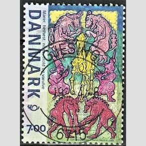 FRIM�RKER DANMARK | 2006 - AFA 1461 - Mystiske v�sener - 7,00 Kr. flerfarvet - Pragt Stemplet