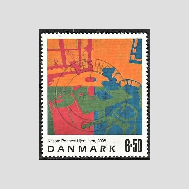 FRIMRKER DANMARK | 2005 - AFA 1440 - Frimrkekunst 8. - 6,50 Kr. Kaspar Bonnn - Pragt Stemplet