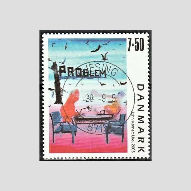 FRIMRKER DANMARK | 2005 - AFA 1441 - Frimrkekunst 8. - 7,50 Kr. John Krner - Pragt Stemplet