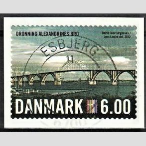 FRIM�RKER DANMARK | 2012 - AFA 1689 - Nordia 2012 - 6,00 Kr. flerfarvet - Pragt Stemplet