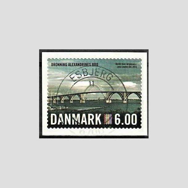 FRIMRKER DANMARK | 2012 - AFA 1689 - Nordia 2012 - 6,00 Kr. flerfarvet - Pragt Stemplet