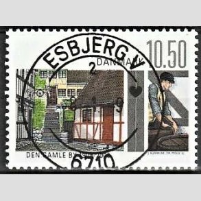 FRIM�RKER DANMARK | 2009 - AFA 1566 - Den gamle by - 10,50 Kr. flerfarvet - Pragt Stemplet