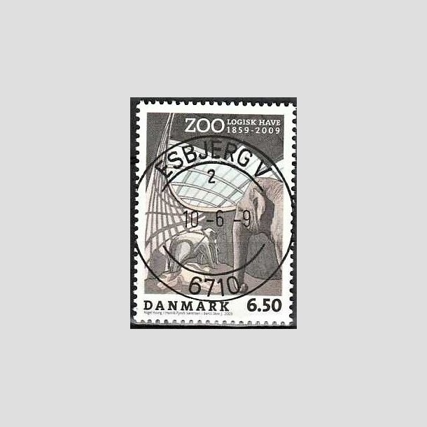 FRIMRKER DANMARK | 2009 - AFA 1579 - Zoologisk Have - 6,50 Kr. flerfarvet - Lux Stemplet