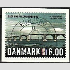 FRIM�RKER DANMARK | 2012 - AFA 1689 - Nordia 2012 - 6,00 Kr. flerfarvet - Pragt Stemplet