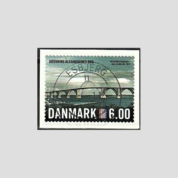 FRIMRKER DANMARK | 2012 - AFA 1689 - Nordia 2012 - 6,00 Kr. flerfarvet - Pragt Stemplet