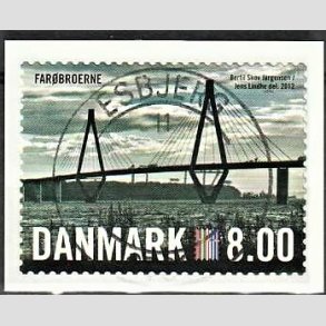 FRIM�RKER DANMARK | 2012 - AFA 1690 - Nordia 2012 - 8,00 Kr. flerfarvet - Pragt Stemplet