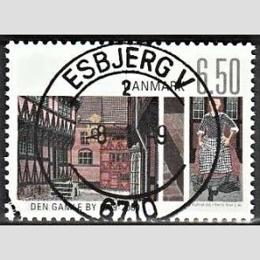 FRIM�RKER DANMARK | 2009 - AFA 1564 - Den Gamle By - 6,50 Kr. flerfarvet - Pragt Stemplet