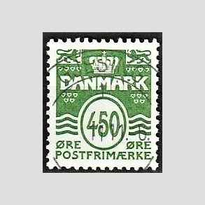 FRIM�RKER DANMARK | 2005 - AFA 1448 - B�lgelinie - 450 �re gr�n - Pragt Stemplet