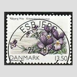 FRIM�RKER DANMARK | 2007 - AFA 1515 - Danmarks natur I - 13,50 Kr. flerfarvet - Pragt Stemplet Esbjerg