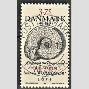 FRIM�RKER DANMARK | 1998 - AFA 1191 - Fossiler - 3,75 Kr. flerfarvet - Pragt Stemplet