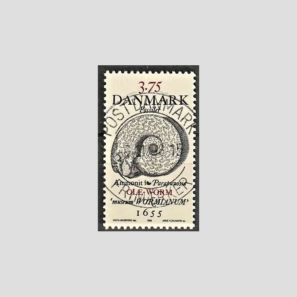 FRIMRKER DANMARK | 1998 - AFA 1191 - Fossiler - 3,75 Kr. flerfarvet - Pragt Stemplet