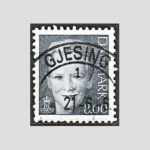 FRIMRKER DANMARK | 2005 - AFA 1450 - Dronning Margrethe II - 8,00 mrkgr - Pragt Stemplet