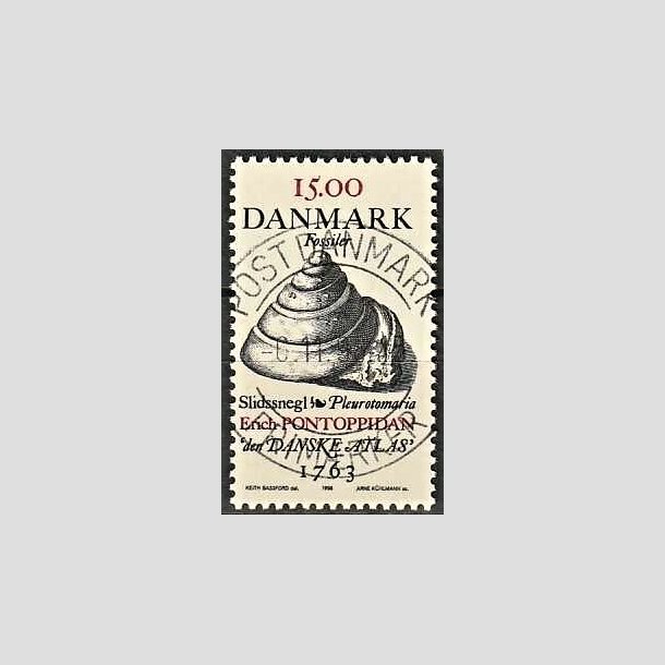 FRIMRKER DANMARK | 1998 - AFA 1194 - Fossiler - 15,00 Kr. flerfarvet - Lux Stemplet