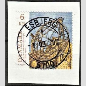 FRIM�RKER DANMARK | 2012 - AFA 1692 - Astronomi - 6,50 Kr. flerfarvet p� klip - Pragt Stemplet Esbjerg