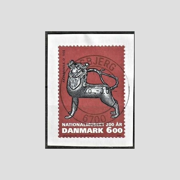 FRIMRKER DANMARK | 2007 - AFA 1502 - Nationalmuseet 200 r. - 6,00 Kr. flerfarvet - Pragt Stemplet