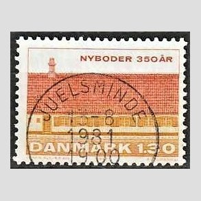 FRIM�RKER DANMARK | 1981 - AFA 725 - Nyboder 350 �r - 1,30 Kr. flerfarvet - Pragt Stemplet