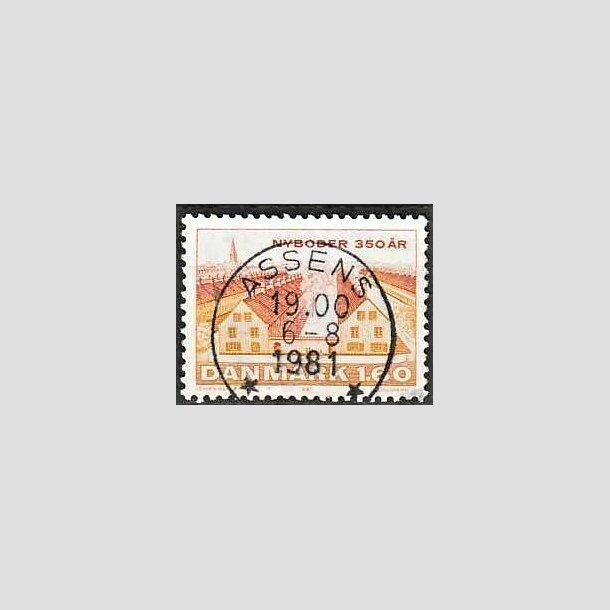 FRIMRKER DANMARK | 1981 - AFA 725 - Nyboder 350 r - 1,30 Kr. flerfarvet - Pragt Stemplet Assens
