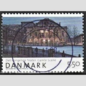 FRIM�RKER DANMARK | 2008 - AFA 1526 - Den danske nationalscene - 5,50 Kr. gamle scene - Pragt Stemplet