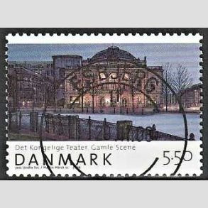 FRIM�RKER DANMARK | 2008 - AFA 1526 - Den danske nationalscene - 5,50 Kr. gamle scene - Pragt Stemplet
