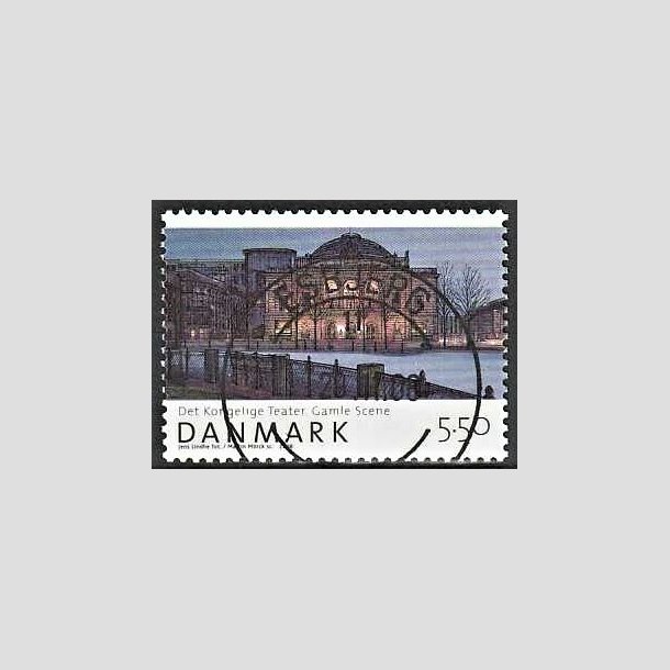 FRIMRKER DANMARK | 2008 - AFA 1526 - Den danske nationalscene - 5,50 Kr. gamle scene - Pragt Stemplet