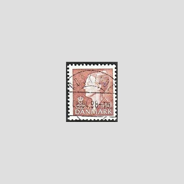 FRIMRKER DANMARK | 1998 - AFA 1172 - Dronning Margrethe II - 5,50 Kr. rdbrun - Lux Stemplet