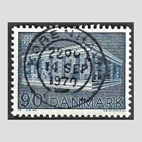 FRIM�RKER DANMARK | 1969 - AFA 482 - CEPT EU Post & Tele 10 �r - 90 �re bl� - Pragt Stemplet