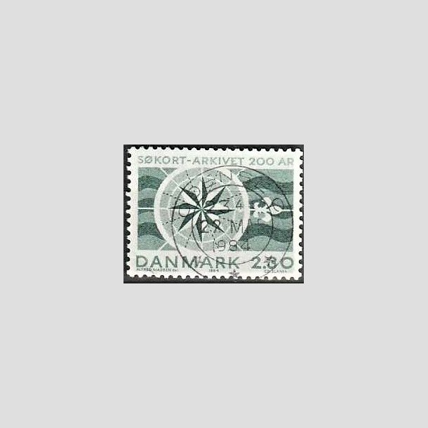 FRIMRKER DANMARK | 1984 - AFA 799 - Skortarkivet 200 r - 2,30 Kr. grn - Lux Stemplet