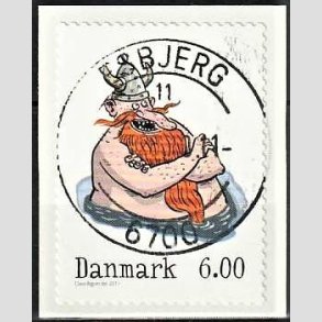 FRIM�RKER DANMARK | 2011 - AFA 1682 - Vintereventyr - 6,00 Kr. flerfarvet - Pragt Stemplet