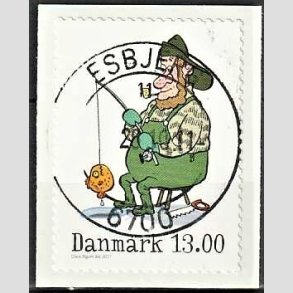 FRIM�RKER DANMARK | 2011 - AFA 1685 - Vintereventyr - 13,00 Kr. flerfarvet - Pragt Stemplet