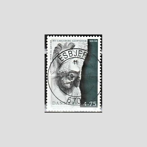 FRIMRKER DANMARK | 2006 - AFA 1474 - Glypoteket 100 r. - 4,75 Kr. Gravrelief - Pragt Stemplet