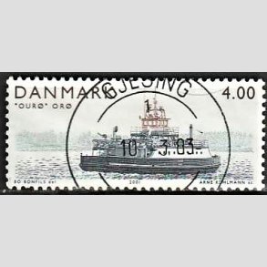 FRIMRKER DANMARK | 2001 - AFA 1300 - frger - 4,00 Kr. Our - Lux Stemplet Gjesing