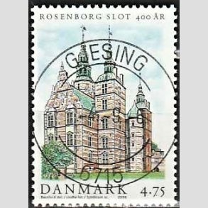FRIM�RKER DANMARK | 2006 - AFA 1463 - Roseborg Slot 400 �r. - 4,75 Kr. Rosenborg slot - Pragt Stemplet