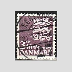 FRIMRKER DANMARK | 1972 - AFA 529 - Rigsvben 3,50 Kr. violet - Pragt Stemplet