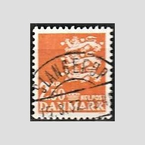 FRIMRKER DANMARK | 1972 - AFA 528 - Rigsvben 2,50 Kr. orange - Lux Stemplet