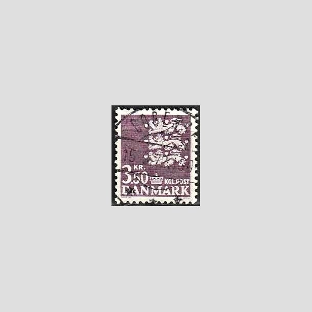 FRIMRKER DANMARK | 1972 - AFA 529 - Rigsvben 3,50 Kr. violet - Pragt Stemplet