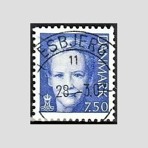 FRIMRKER DANMARK | 2005 - AFA 1413 - Dronning Margrethe II - 7,50 bl - Pragt Stemplet Esbjerg