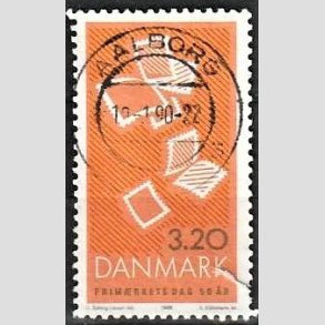 FRIM�RKER DANMARK | 1989 - AFA 951 - Frim�rkets Dag 50 �r - 3,20 Kr. flerfarvet - Pragt Stemplet