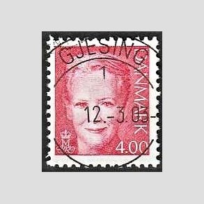 FRIMRKER DANMARK | 2000 - AFA 1242 - Dronning Margrethe II - 4,00 rd - Pragt Stemplet