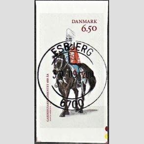 FRIM�RKER DANMARK | 2014 - AFA 1794 - Garderhusarreregimentet 400 �r - 6,50 Kr. flerfarvet - Pragt Stemplet