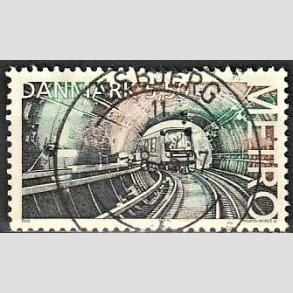 FRIM�RKER DANMARK | 2002 - AFA 1329 - K�benhavns Metro. - 5,50 Kr. flerfarvet - Pragt Stemplet