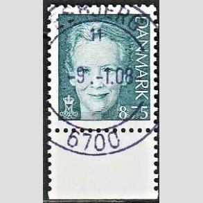 FRIMRKER DANMARK | 2008 - AFA 1523 - Dronning Margrethe II - 8,75 blgrn - Pragt Stemplet