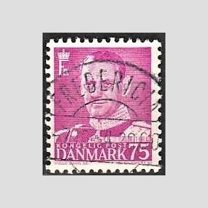 FRIMRKER DANMARK | 1948-50 - AFA 314 - Fr. IX 75 re rdlilla - Lux Stemplet 