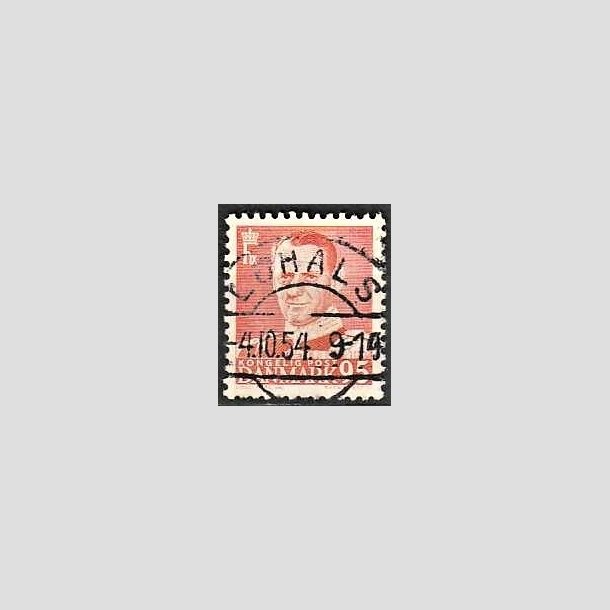 FRIMRKER DANMARK | 1952-53 - AFA 343 - Fr. IX 95 re orangerd - Lux Stemplet 